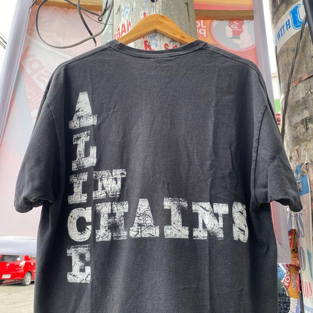 Alice In Chains “Tripod” Album 2 sided basic black Unisex T shirt