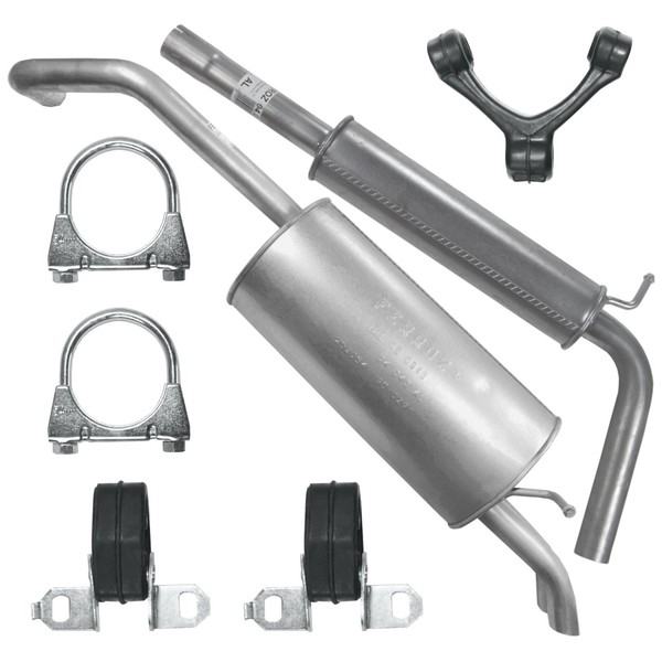 Kompl. Auspuffanlage Auspuff FüR Skoda Fabia I 1 6Y 12/99-12/07 1.9 Sdi-image