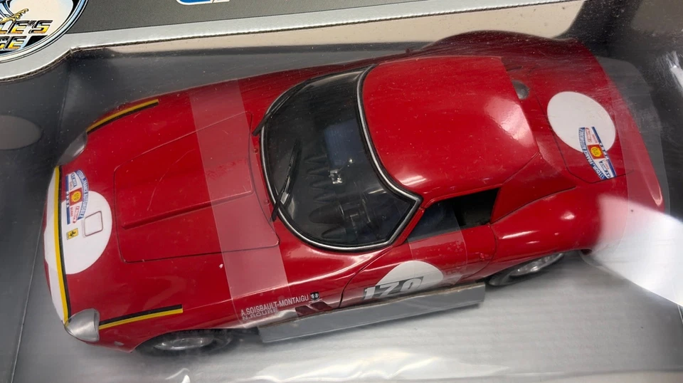 Eagles Race 1964 Tour De France Ferrari 250 GTO 64 Diecast Modelo Coche Rojo 1/18 Foto 2 de 4
