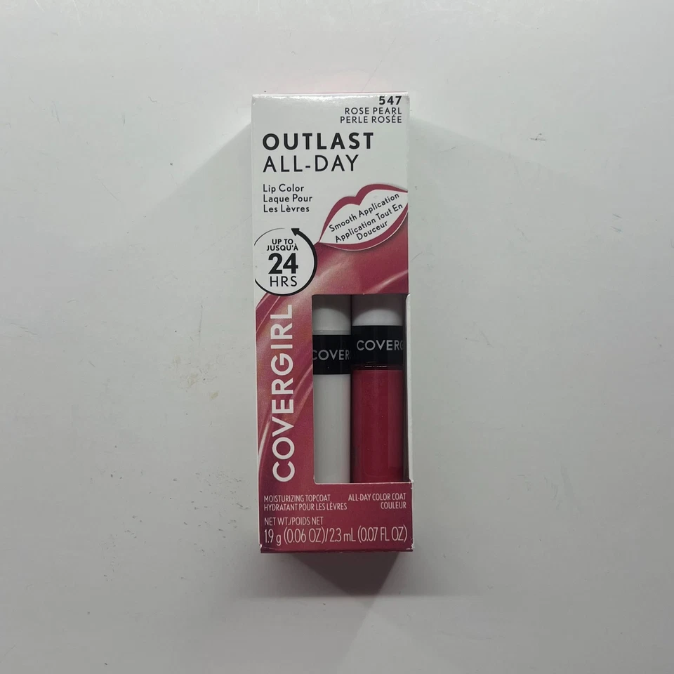 NEW CoverGirl Outlast 24 Hr All-Day Lipcolor - 547 Rose Pearl - Image 2 of 3