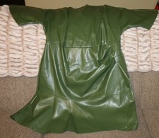 Eloquii Black Faux Leather Dress Green Size 14