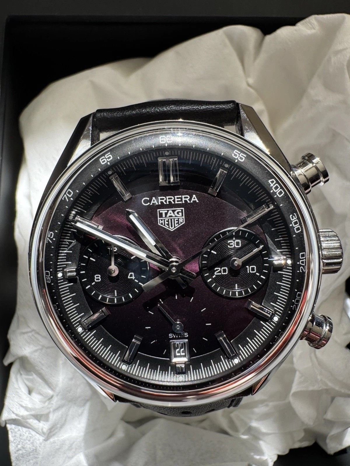 Tag Heuer Carrera Glassbox 39 mm Chronograph  Full Set 2025