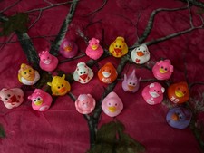 New Lot Of 18 Valentine Love Rubber Ducks
