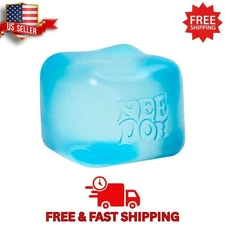 Schylling NeeDoh Nice Cube -Sensory Squeeze Toy with Super Solid Squish - 2.25"