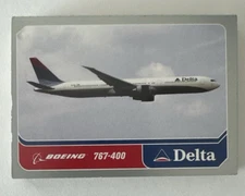 Delta Airline Boeing 767-400 Collectible Trading Card #9