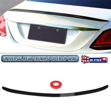 Clossy Black 119cm 47" Car Rear Boot Trunk Spoilor Lip Extension Wing Universal