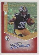 2018 Donruss Elite Turn of the Century Red 49/99 Jaylen Samuels #TC-JS Auto h3a