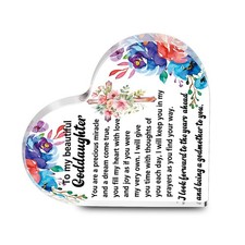 Goddaughter Gifts From Godmother Inspirational Birthday Acrylic Christian