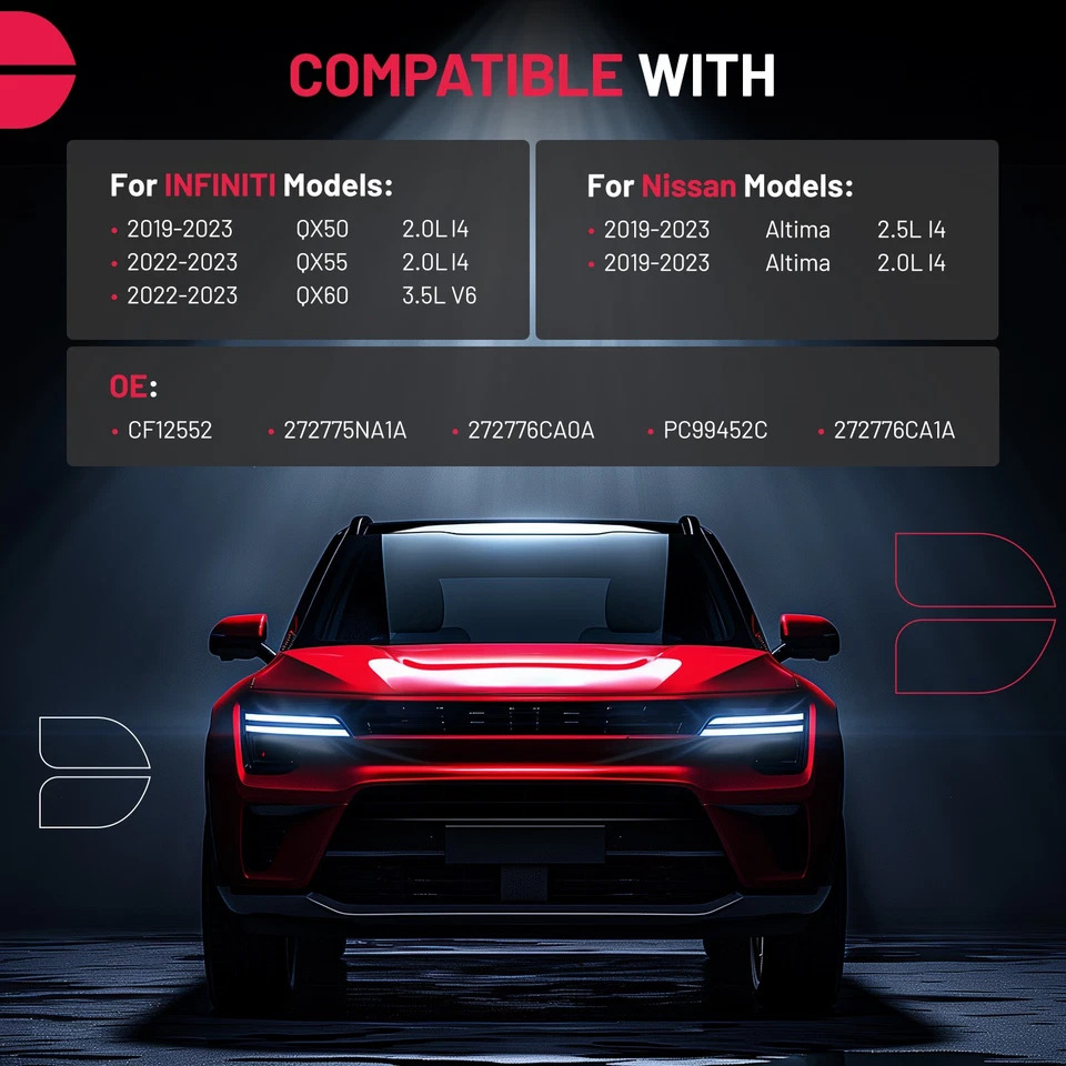 CF10381 Cabin Air Filter w/Activated Carbon For Hyundai Azera Sonata Kia Optima - Изображение 4 из 4