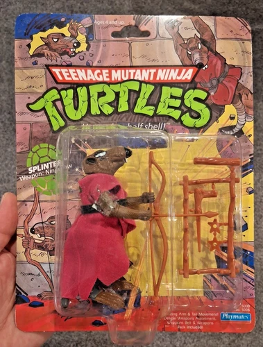 Teenage Mutant Ninja Turtles 1988 Master Splinter Action Figure TMNT vintage