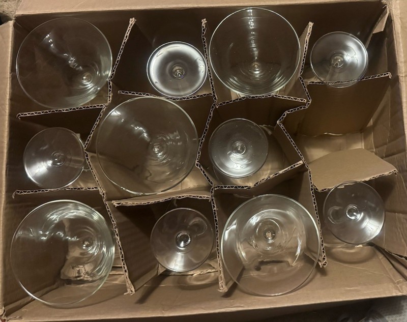 Libbey Clear Martini Glasses (Set of 12)