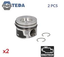 Image of ENT050718 STD ENGINE PISTON & RINGS ENGITECH 2PCS STD FOR PEUGEOT EXPERT,PARTNER