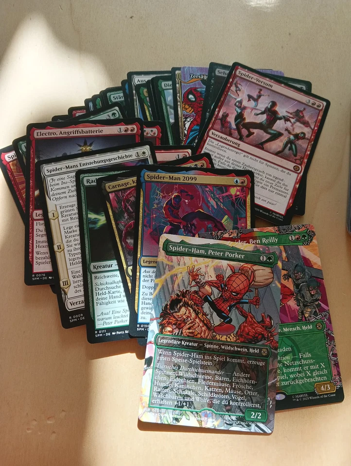 Magic the Gathering Spiderman diverse Karten deutsch - Bild 2 von 3