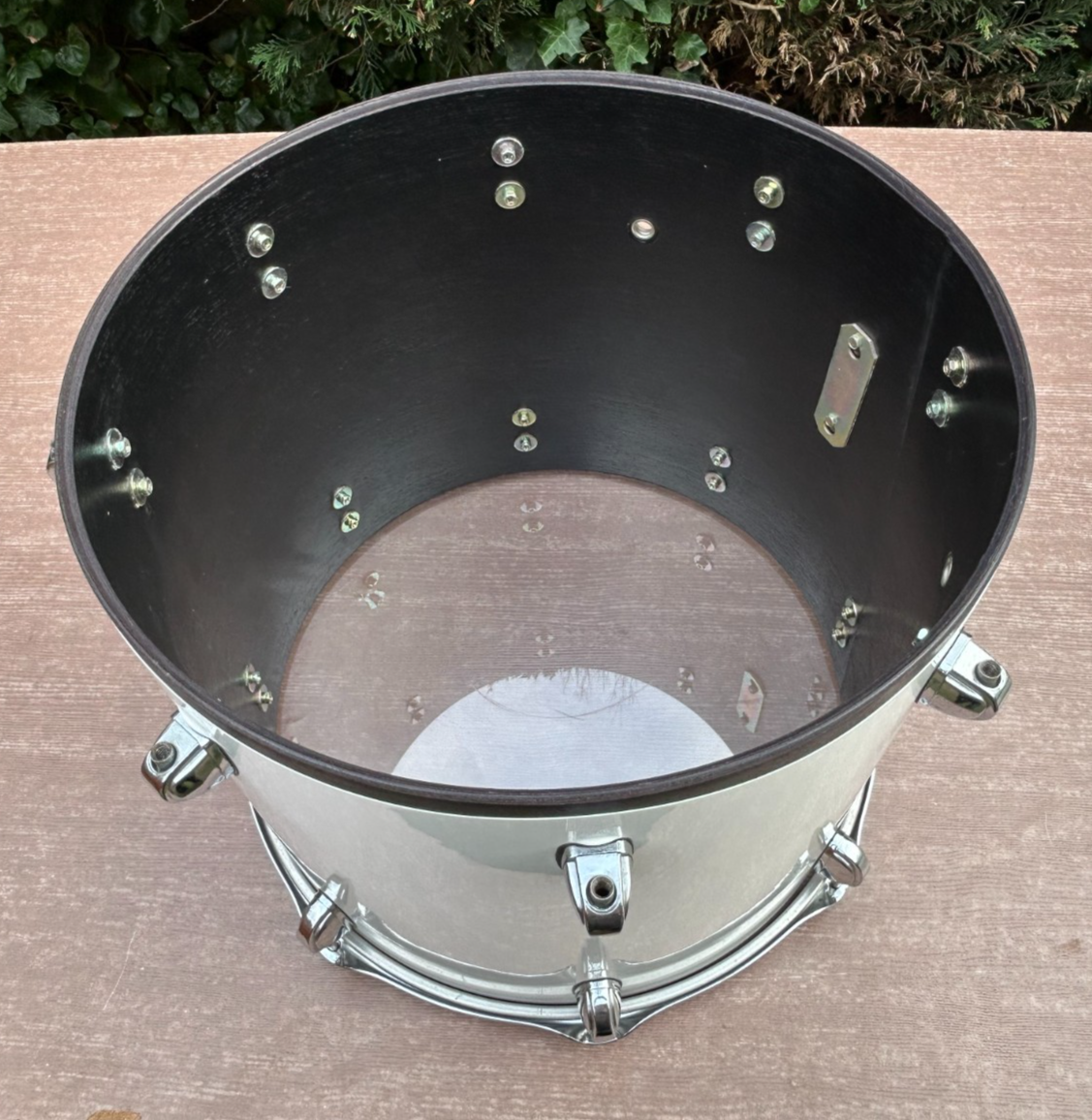 PREMIER 14 x 12" Rack tom 8-lugs White Made in England photo 13