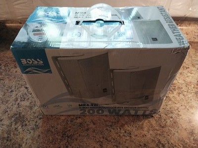 Boss Audio Systems - MR4.3W 3-Way 200 Watt Marine  Speaker System