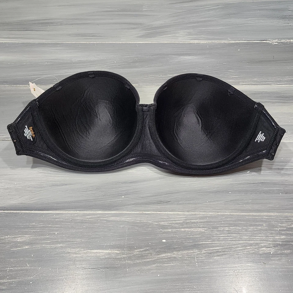 The Bra Lab Angelina Copas Contorno Cierre Lateral Intercambiable Talla DDD Negro Foto 2 de 4