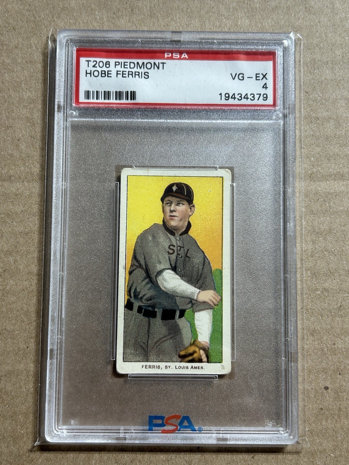 1909-11 T206 HOBE FERRIS PIEDMONT 150 PSA 4 VG-EX
