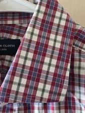 Proper Cloth Men s Custom Dress Shirt Multicolor Plaid 100 Cotton 16 - 35