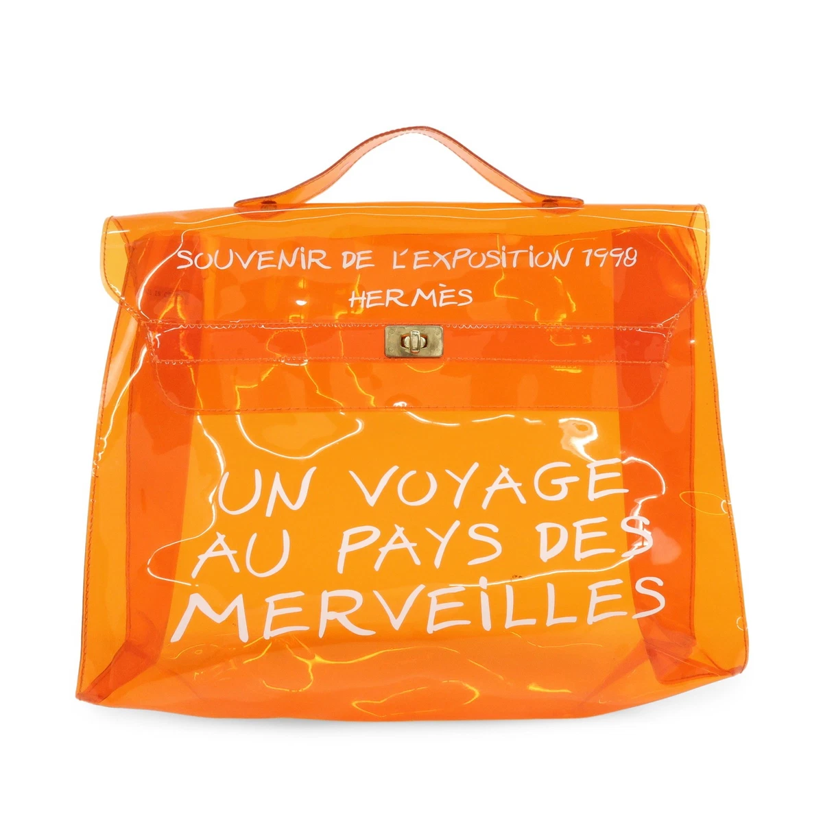 Hermes Clear Kelly Bag for sale - eBay
