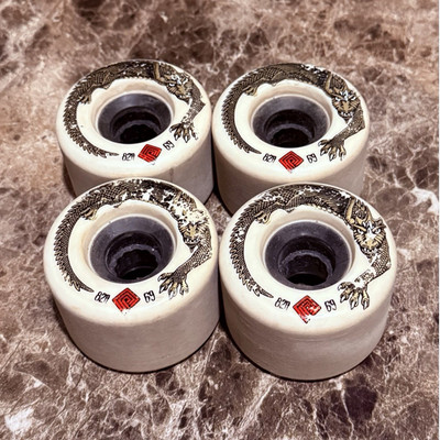 RARE Discontinued Powell Peralta Dragonskin Freeride Grail Wheels (Lightly used)