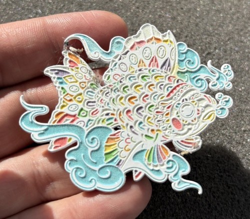 “Big Eyed Fish” Dave Matthews Band DMB Limited Edition Pin By Bioworkz #’d 18/85 - Picture 2 of 3