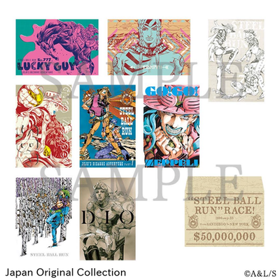 STEEL BALL RUN Postcard Set of 8 A JoJo Caravan From Japan | eBay