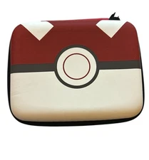 Pokemon Pokeball Video Game Storage Case, Card Case 6x5x2 1/2