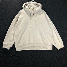 EVERLANE Oversized Relaxed Fit Hoodie Sweatshirt Natural Cream Size M