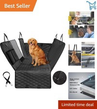 Dog Seat Cover Waterproof Mesh Window Anti-slip Car Hammock for Back Seat