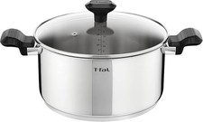 Tefal Comfort Max 18cm Stainless Steel Saucepan with Glass Lid, Durable Cookware