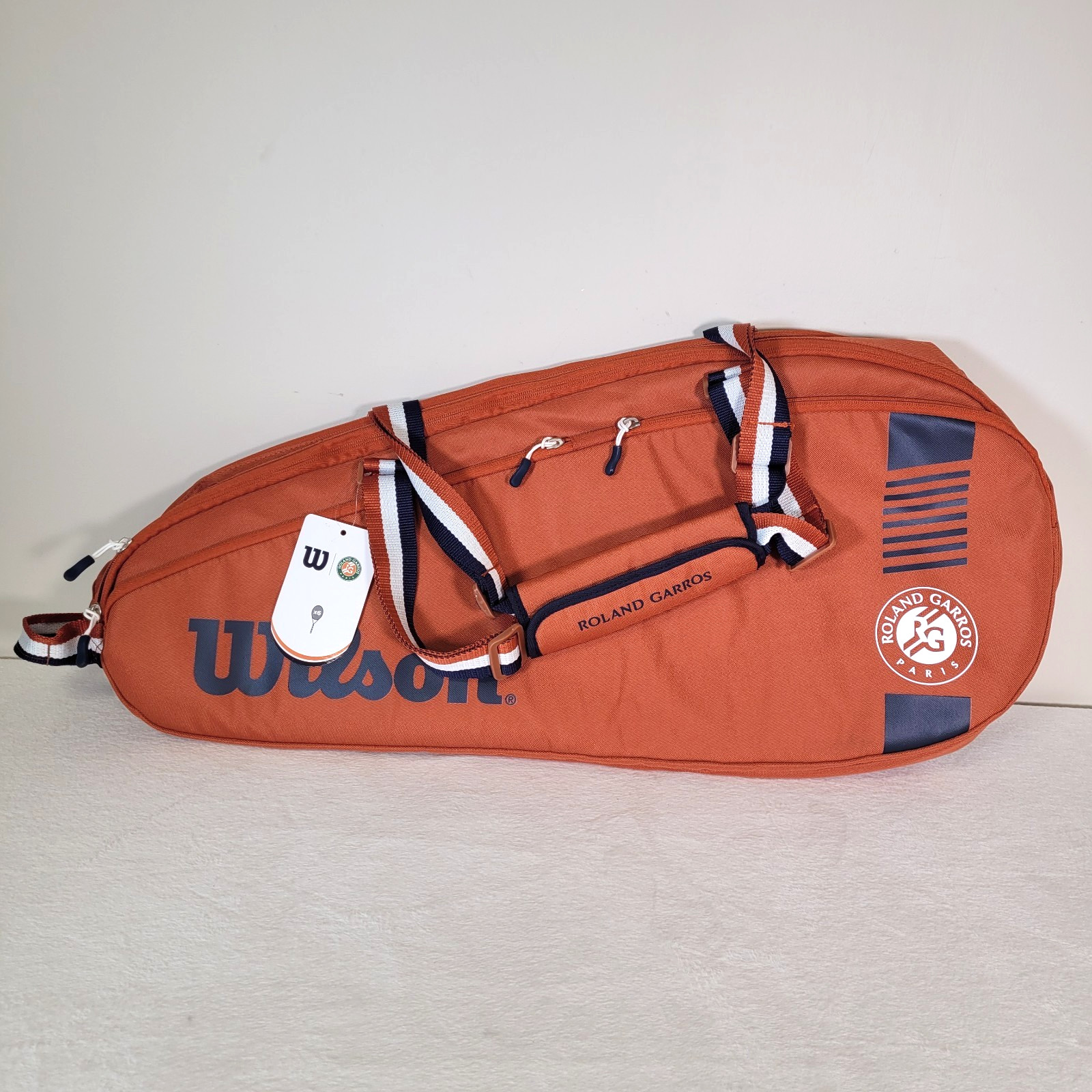 Roland Garros Team Tennis Racket Bag Clay Navy Sports Outdoo