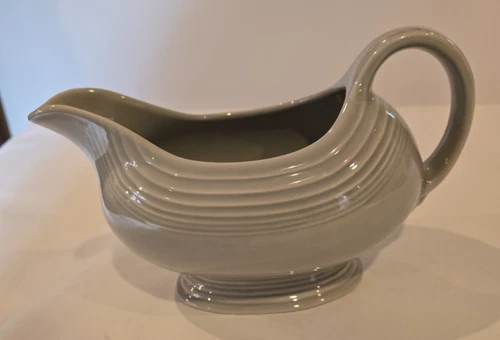 FIESTA WARE Gravy Boat grey Homer Laughlin