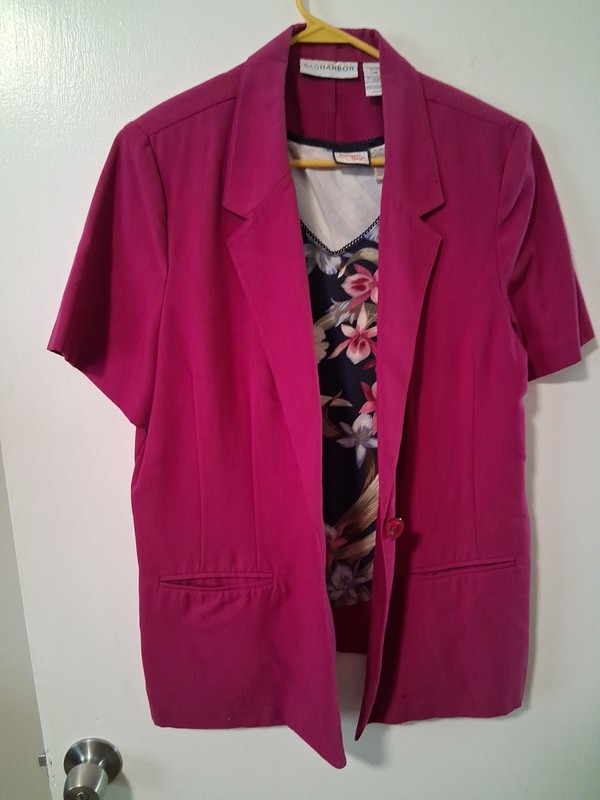 Women's Blouse And Jacket Combo Size 16 & Size XL/EG,