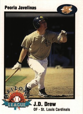 Baseball 1998 Arizona Fall League Prospects Peoria Javelinas J.D. Drew #12