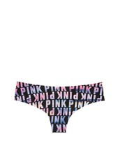 Victoria's Secret PINK No-Show Thong Panty Multi PINK Print