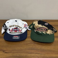 Two Vintage Olympics Hats Snapback Dream Team Summer Games 90s