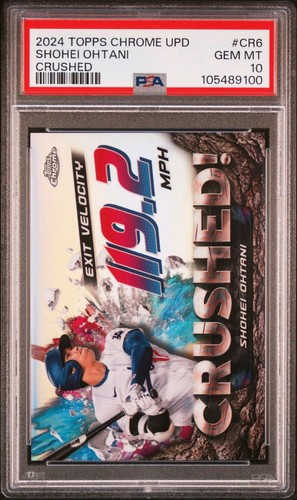 2024 Topps Chrome Update Crushed #CR-6 Shohei Ohtani Dodgers