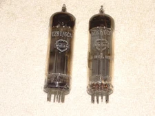 2 x Mullard 6CA4/EZ81 Rectifier Tubes*Very Strong Testing*#R29