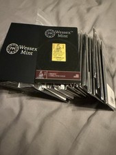 Wessex Mint Gold Bar 1/1000th oz 0.999 Fine Gold Bullion Uncertified 50x pieces