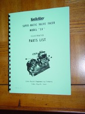 Kwik Way Model Sv Valve Grinder Repair Parts Manual