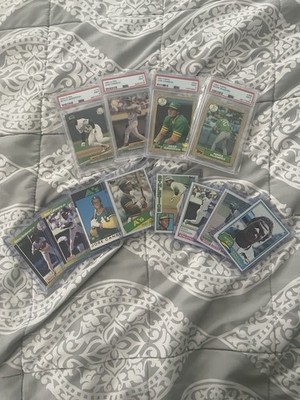 Lot of Oakland Athletics Cards, Rickey Henderson, Mark McGwire, Jose Canseco!!!