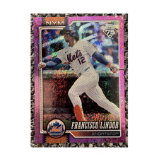 2026 Topps Series 1 FRANCISCO LINDOR New York Mets PINK HOLOFOIL #123