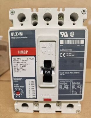 NEW EATON CUTLER HAMMER HMCP150T4C SER C 3-POLE 150A MOTOR CIRCUIT BREAKER 600V