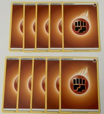 Pokemon TCG 10x Fighting Energy Cards Bundle [Sword & Shield]