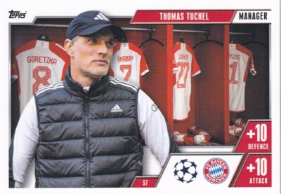 Topps Match Attax Champions League Extra 23/24 Manager 57 Thomas Tuchel