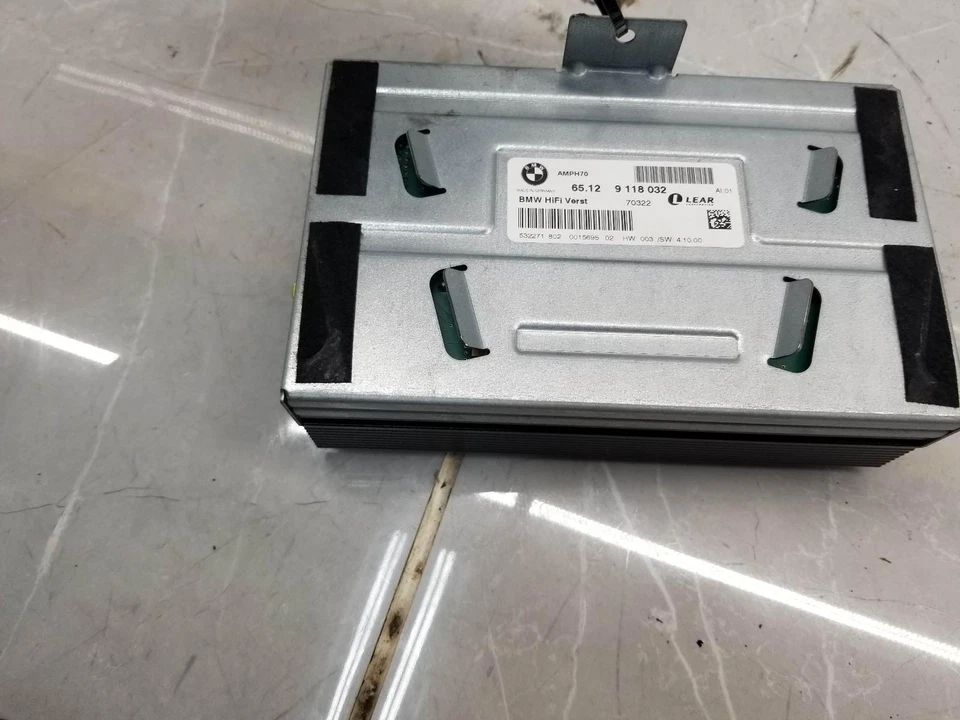 2007 BMW X5 HIFI LEAR RADIO AUDIO AMPLIFIER P/N 9118032 #009712 - Image 4 of 4