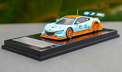 1/64 Honda NSX CONCEPT-GT GT500 Race Car Gulf Version Diecast Car