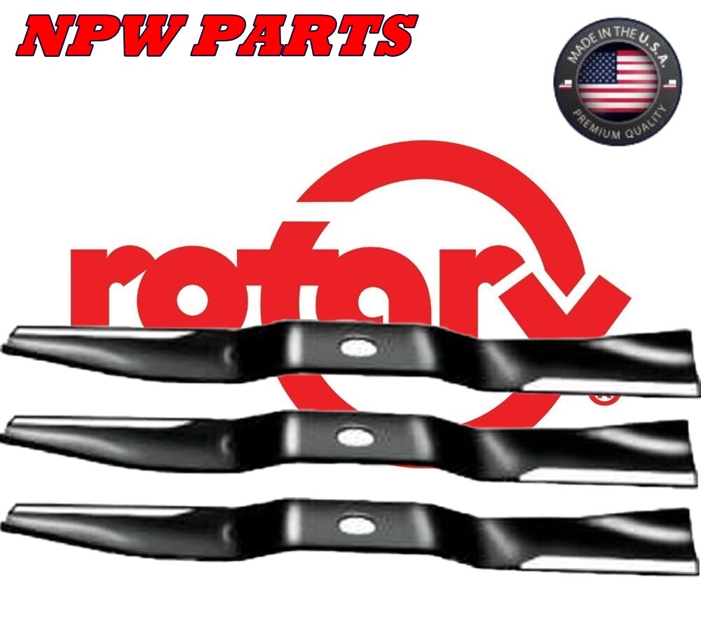3 REPL KUBOTA MOWER BLADES 54" CUT K561734330 K561734330 H30T 2G127