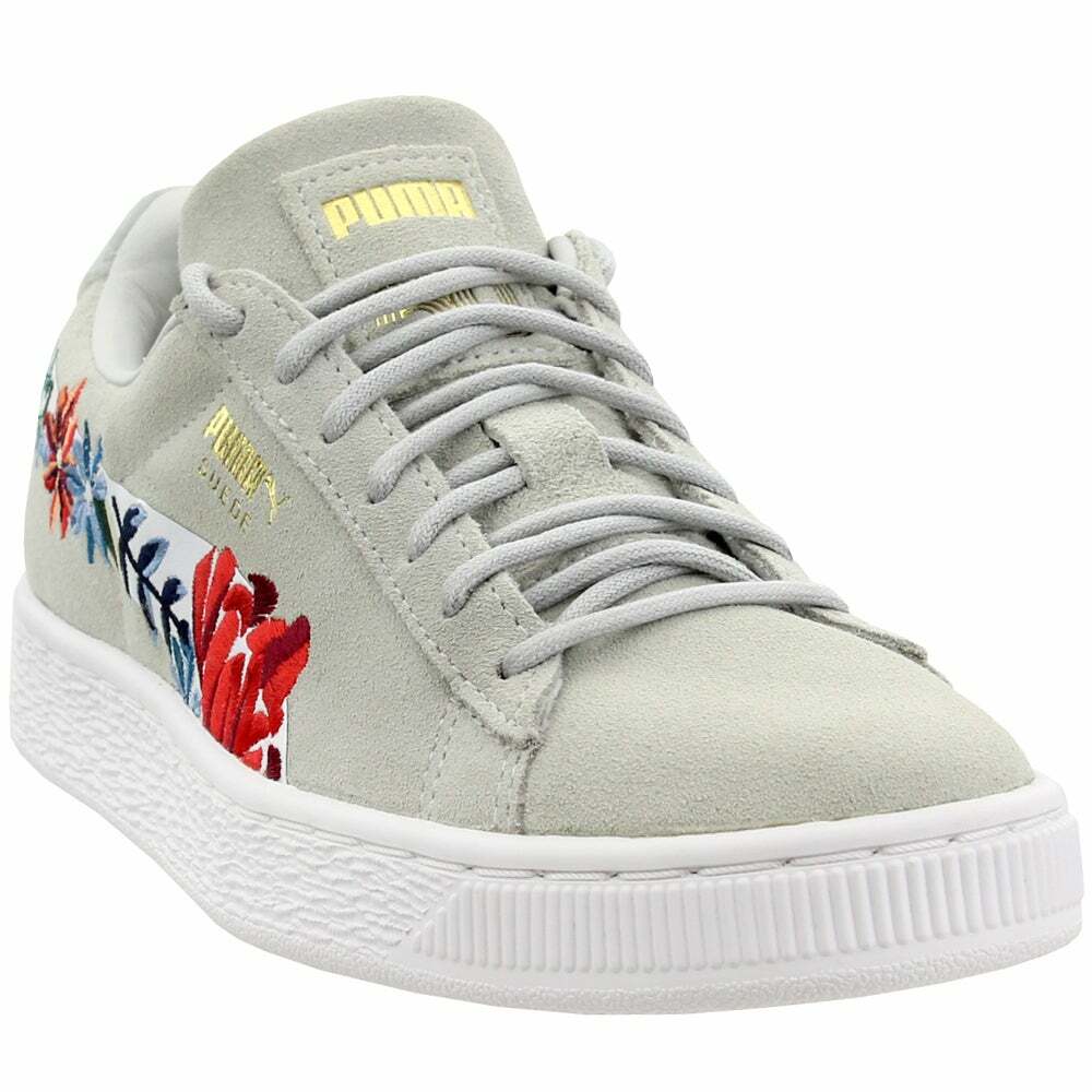 puma suede womens grey