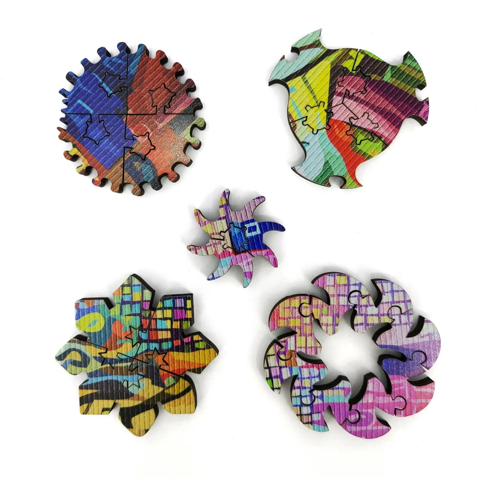 Rompecabezas de madera para adultos por FoxSmartBox-240 piezas-Colorido vida silvestre.Erizo Foto 4 de 4